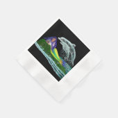 イルカと人魚 縁ありカクテルナプキン (角)