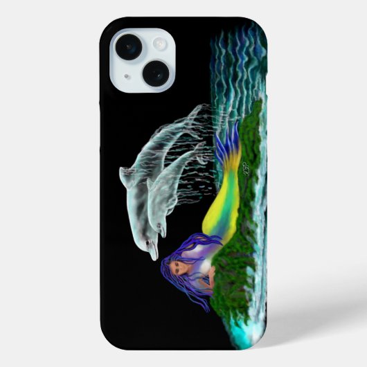 イルカと人魚 Case-Mate iPhoneケース (裏面)