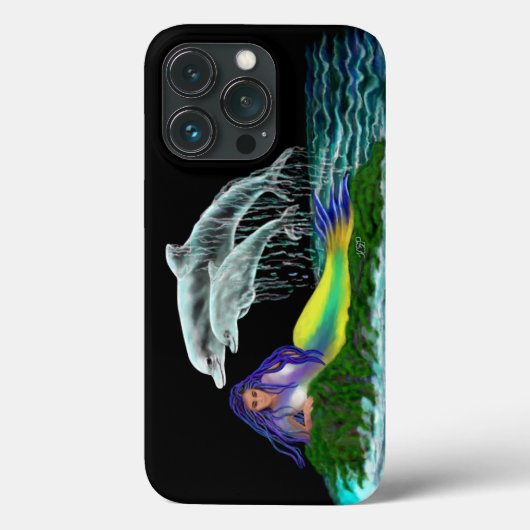 イルカと人魚 Case-Mate iPhoneケース (裏面)