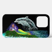 イルカと人魚 Case-Mate iPhoneケース (裏面 (横))