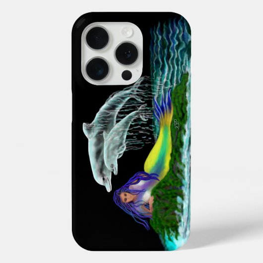 イルカと人魚 Case-Mate iPhoneケース (裏面)