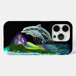 イルカと人魚 iPhone 15 PROケース