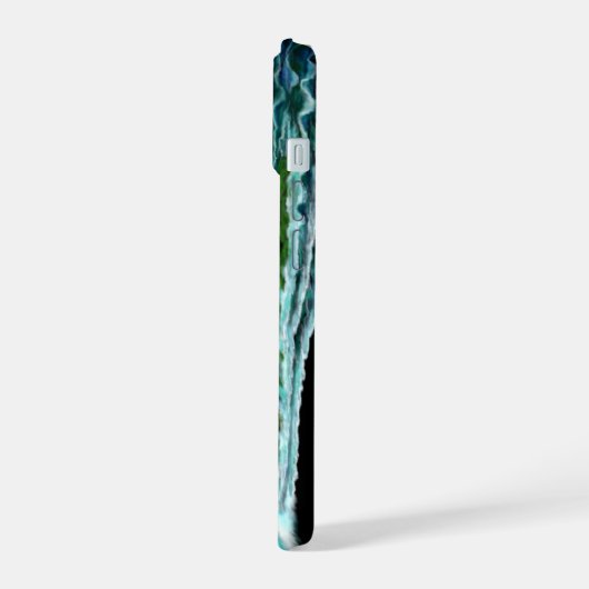 イルカと人魚 iPhone 15ケース (左側面)