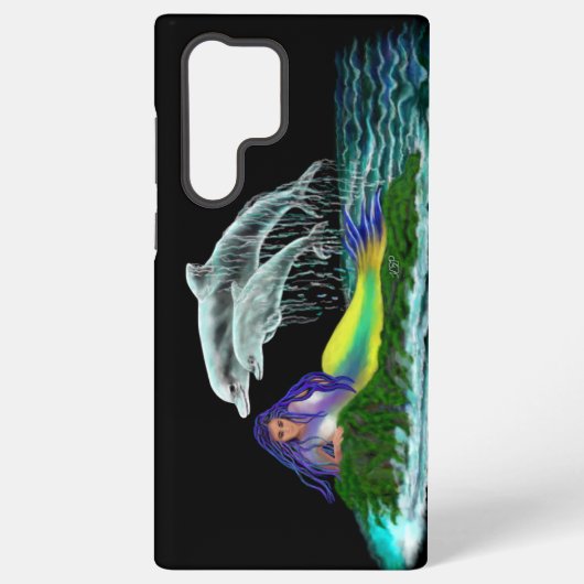 イルカと人魚 SAMSUNG GALAXYケース (裏面)