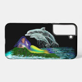 イルカと人魚 SAMSUNG GALAXYケース (裏面横)