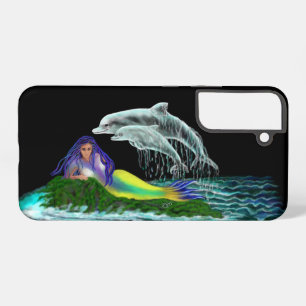 イルカと人魚 SAMSUNG GALAXY S22+ケース
