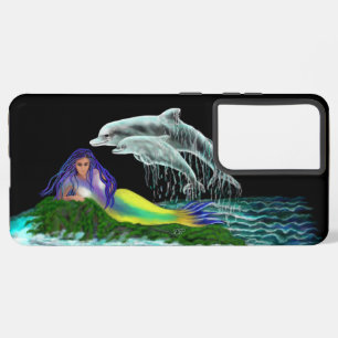 イルカと人魚 SAMSUNG GALAXY S21+ケース