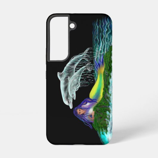 イルカと人魚 SAMSUNG GALAXYケース (裏面)