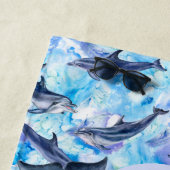 イルカと個人的に泳ぐ ビーチタオル (インサイチュ)