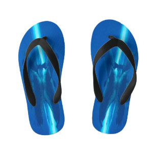 イルカと反射 キッズビーチサンダル