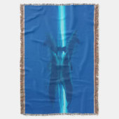 イルカと反射 スローブランケット (正面縦)