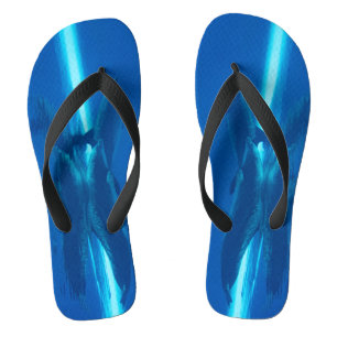 イルカと反射 ビーチサンダル