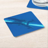イルカと反射 ペーパーコースター (アングル)