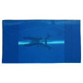 イルカと反射 枕カバー (正面右)