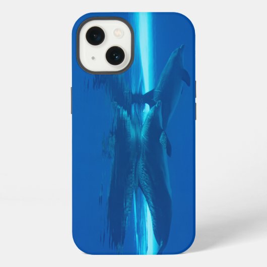 イルカと反射 iPhoneケース (裏面)