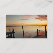 イルカと夕暮れ 名刺 (裏面)