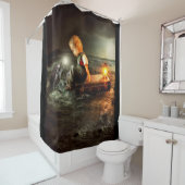 イルカと少年 シャワーカーテン (インサイチュ)