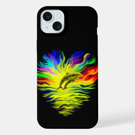 イルカと日差し iPhoneケース (裏面)