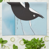 イルカと泳ぐ キッチンタオル (折り畳み)