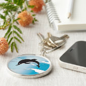 イルカと泳ぐ キーホルダー (側面)