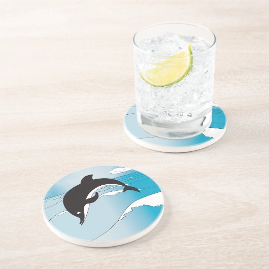 イルカと泳ぐ コースター (側面)