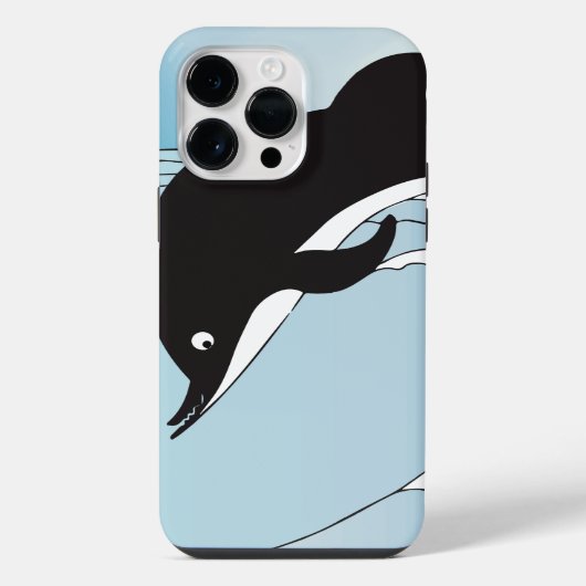 イルカと泳ぐ iPhoneケース (裏面)