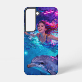 イルカと泳ぐ SAMSUNG GALAXY S22ケース