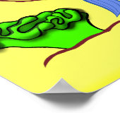 イルカと海の妖精ポスター ポスター (角)