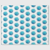 イルカと海の生活 ラッピングペーパー (フラット)