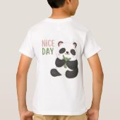 イルカと熊のナイスデイTシャツ Tシャツ (裏面)