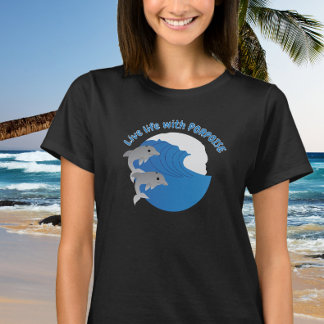 イルカと生きる Tシャツ