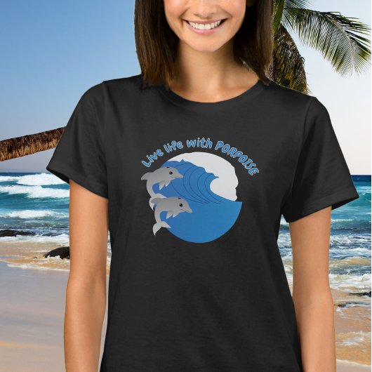 イルカと生きる Tシャツ