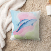 イルカと素晴らしい海 クッション (ブランケット)