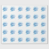 イルカと素晴らしい海 ラッピングペーパー (フラット)