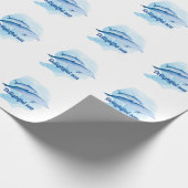 イルカと素晴らしい海 ラッピングペーパー (角)