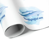 イルカと素晴らしい海 ラッピングペーパー (ロールコーナー)