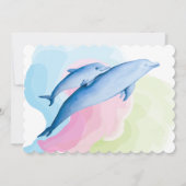 イルカと素晴らしい海 招待状 (正面)