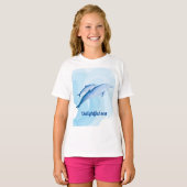 イルカと素晴らしい海 Tシャツ (正面フル)