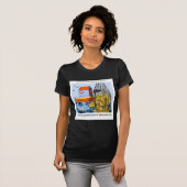 イルカに優しいチューバの面白グッズ Tシャツ (正面フル)