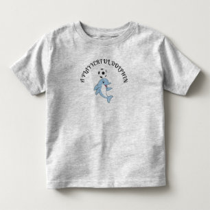 イルカのいたずら 子供用Tシャツ グレー トドラーTシャツ