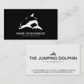 イルカのアイコン 名刺 (正面/裏面)