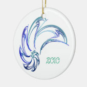 イルカのオーナメント セラミックオーナメント (左)