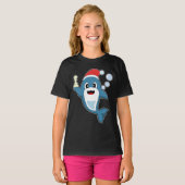 イルカのクリスマスチェス Tシャツ (正面フル)