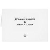 イルカのグループ (裏面横)