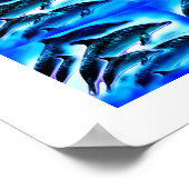 イルカのグループ ポスター (角)