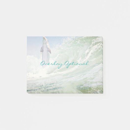 イルカのサーファー ポストイット (正面)