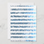 イルカのシャワー誕生日招待状 招待状 (裏面)