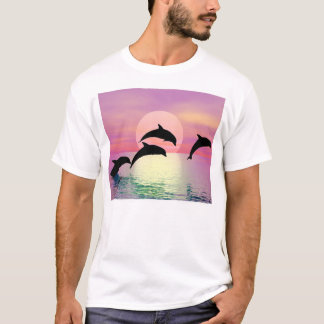 イルカのシルエット Tシャツ