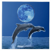 イルカのタイル タイル (正面)