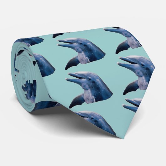 イルカのタイ ネクタイ (ロール)